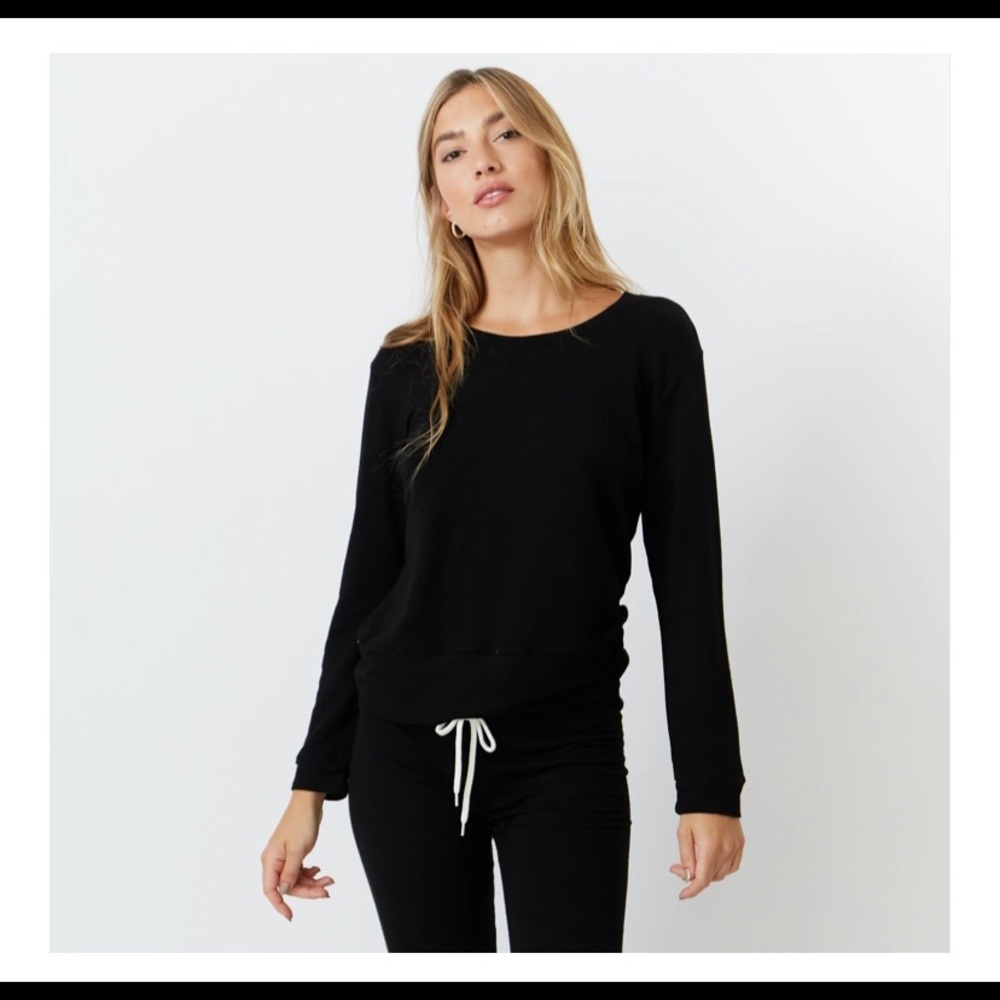Monrow super soft crew neck sweatshirt